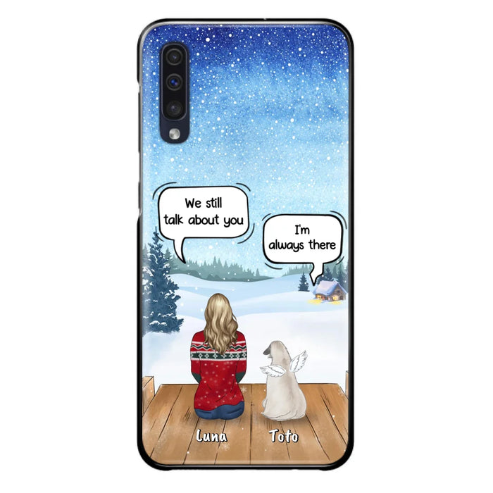 Custom Personalized Dog Horse Phone Case - Man/ Woman With Upto 5 Pets - Case For iPhone And Samsung