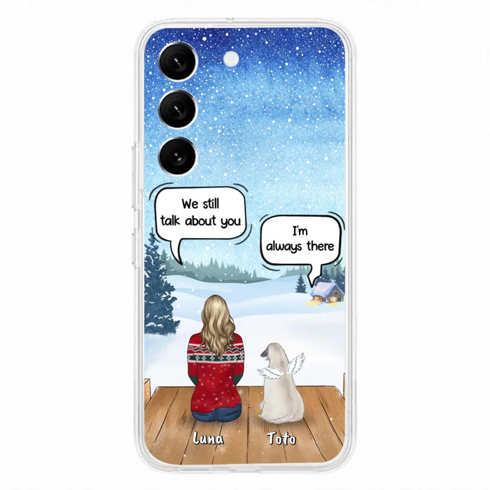 Custom Personalized Dog Horse Phone Case - Man/ Woman With Upto 5 Pets - Case For iPhone And Samsung