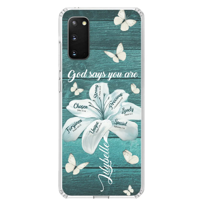 Custom Personalized Phone Case - Gods Says You Are - Case For Iphone Samsung - BR9N4C