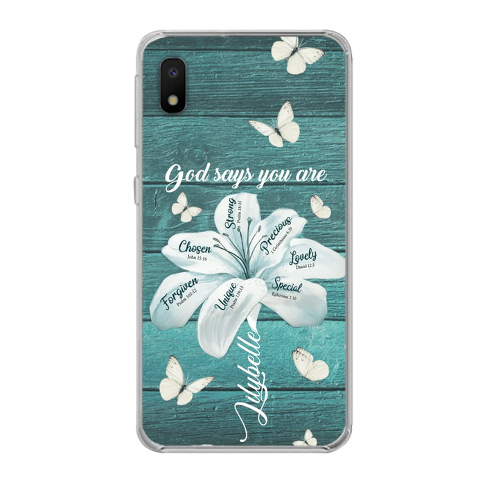 Custom Personalized Phone Case - Gods Says You Are - Case For Iphone Samsung - BR9N4C