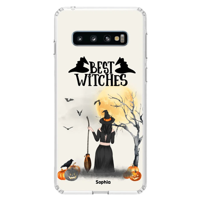 Custom Personalized Witchy Friends Phone Case - Gift For Best Friends with up to 3 Witches - Best Witches