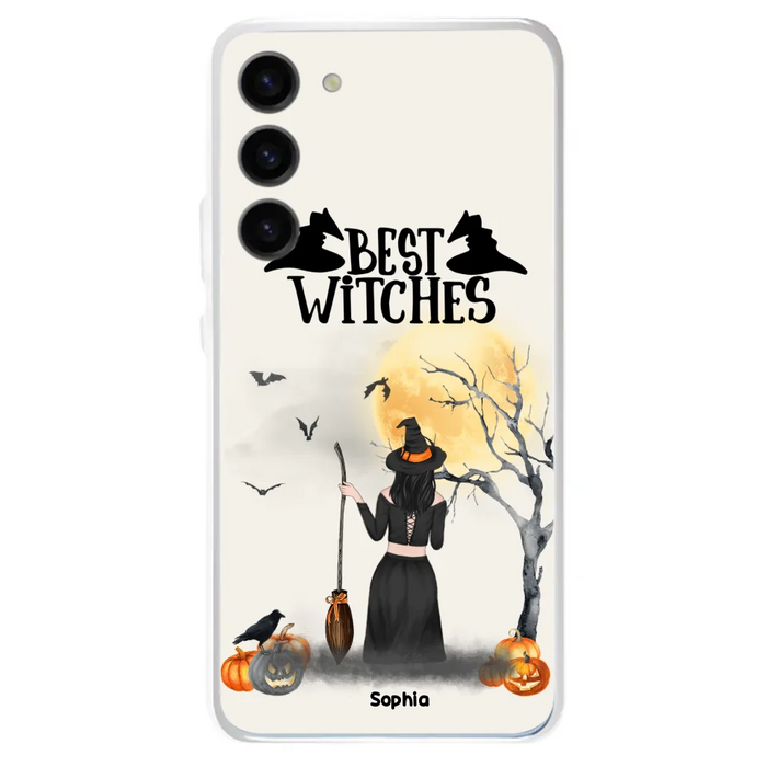 Custom Personalized Witchy Friends Phone Case - Gift For Best Friends with up to 3 Witches - Best Witches