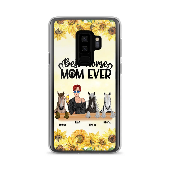 Custom Personalized Horse Mom Phone Case, Gift for Horse Lovers - Life Is Better With Horses