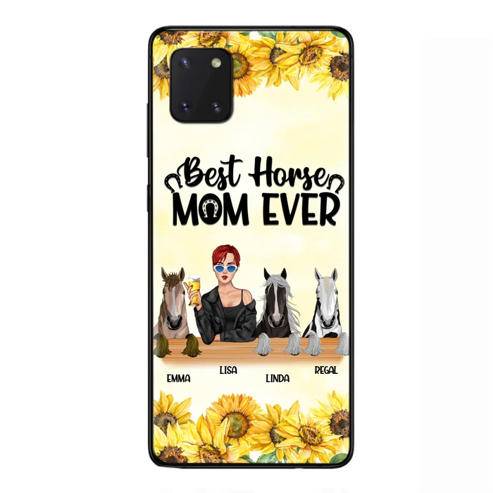 Custom Personalized Horse Mom Phone Case, Gift for Horse Lovers - Life Is Better With Horses