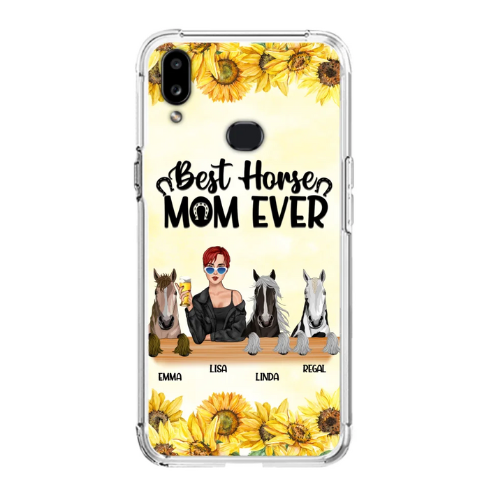 Custom Personalized Horse Mom Phone Case, Gift for Horse Lovers - Life Is Better With Horses