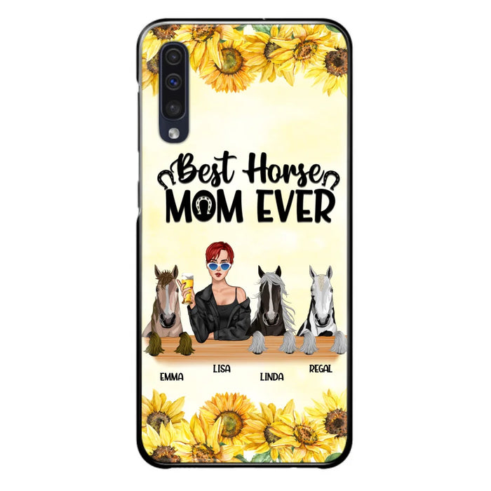 Custom Personalized Horse Mom Phone Case, Gift for Horse Lovers - Life Is Better With Horses