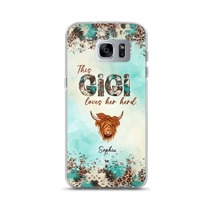 Custom Personalized This Gigi Love Her Herd Phone Case For iPhone/ Samsung - Mother's Day Gift Idea For Mom/ Grandma