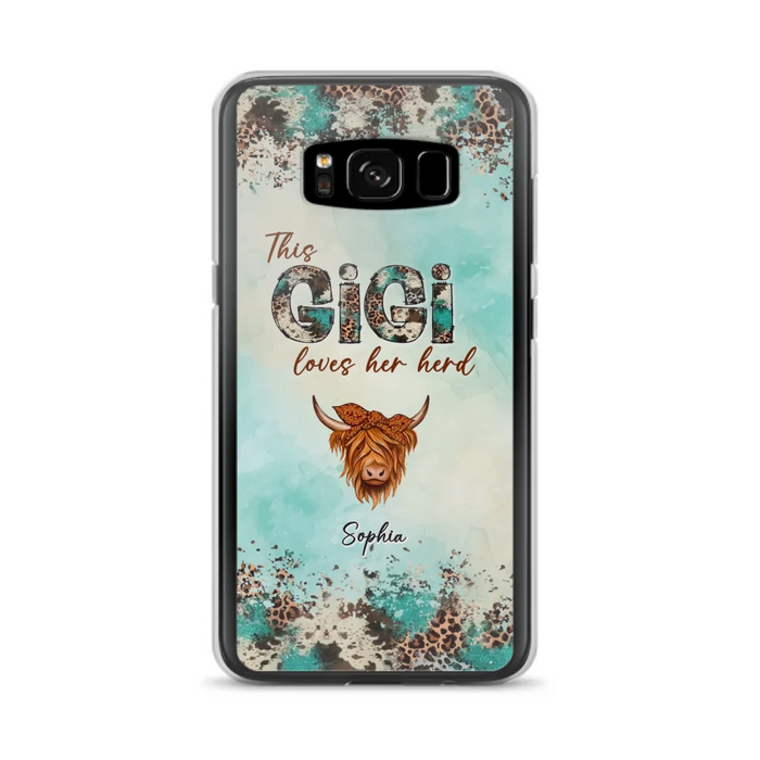 Custom Personalized This Gigi Love Her Herd Phone Case For iPhone/ Samsung - Mother's Day Gift Idea For Mom/ Grandma