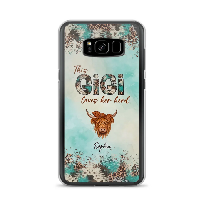 Custom Personalized This Gigi Love Her Herd Phone Case For iPhone/ Samsung - Mother's Day Gift Idea For Mom/ Grandma