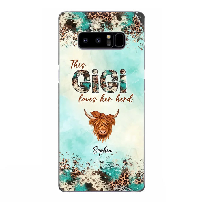 Custom Personalized This Gigi Love Her Herd Phone Case For iPhone/ Samsung - Mother's Day Gift Idea For Mom/ Grandma