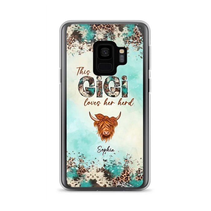 Custom Personalized This Gigi Love Her Herd Phone Case For iPhone/ Samsung - Mother's Day Gift Idea For Mom/ Grandma