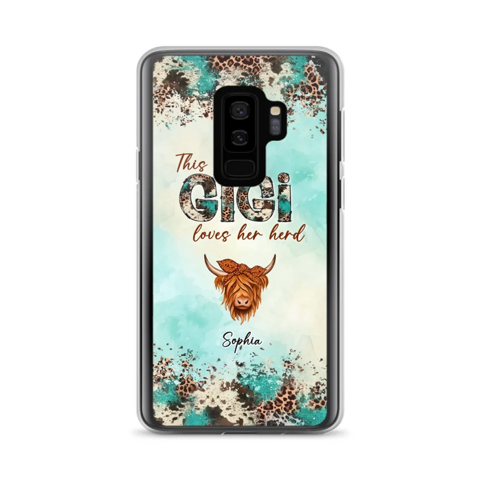 Custom Personalized This Gigi Love Her Herd Phone Case For iPhone/ Samsung - Mother's Day Gift Idea For Mom/ Grandma