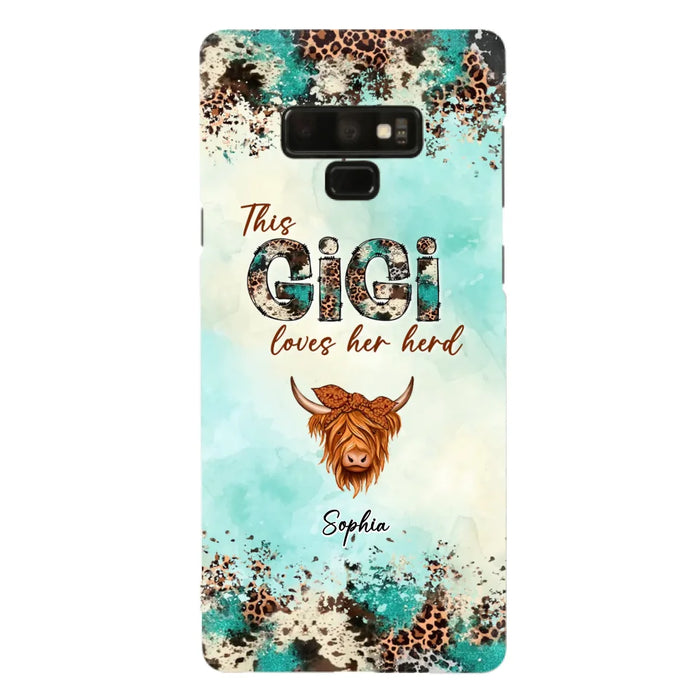 Custom Personalized This Gigi Love Her Herd Phone Case For iPhone/ Samsung - Mother's Day Gift Idea For Mom/ Grandma