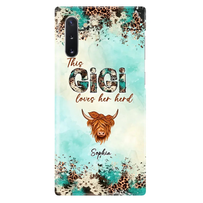 Custom Personalized This Gigi Love Her Herd Phone Case For iPhone/ Samsung - Mother's Day Gift Idea For Mom/ Grandma