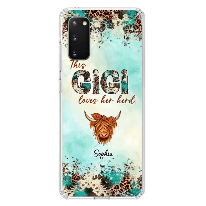 Custom Personalized This Gigi Love Her Herd Phone Case For iPhone/ Samsung - Mother's Day Gift Idea For Mom/ Grandma