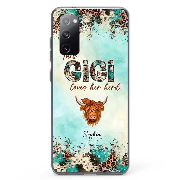 Custom Personalized This Gigi Love Her Herd Phone Case For iPhone/ Samsung - Mother's Day Gift Idea For Mom/ Grandma