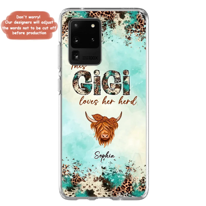 Custom Personalized This Gigi Love Her Herd Phone Case For iPhone/ Samsung - Mother's Day Gift Idea For Mom/ Grandma