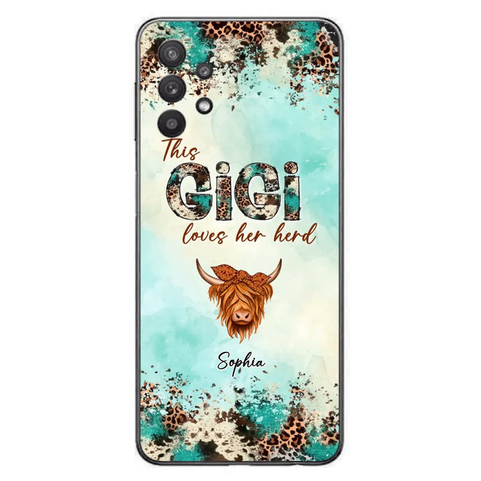 Custom Personalized This Gigi Love Her Herd Phone Case For iPhone/ Samsung - Mother's Day Gift Idea For Mom/ Grandma