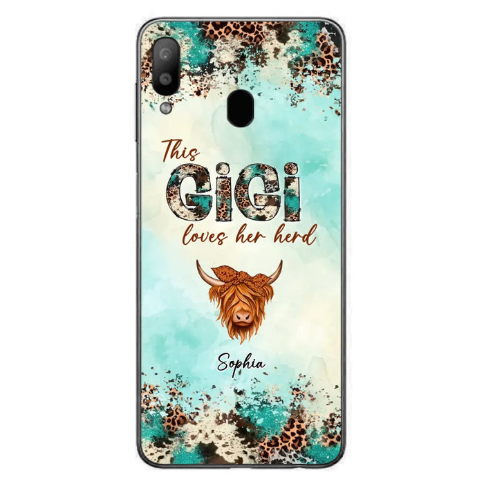 Custom Personalized This Gigi Love Her Herd Phone Case For iPhone/ Samsung - Mother's Day Gift Idea For Mom/ Grandma