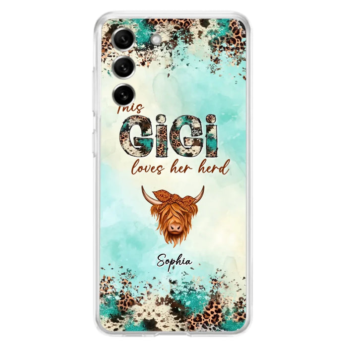 Custom Personalized This Gigi Love Her Herd Phone Case For iPhone/ Samsung - Mother's Day Gift Idea For Mom/ Grandma