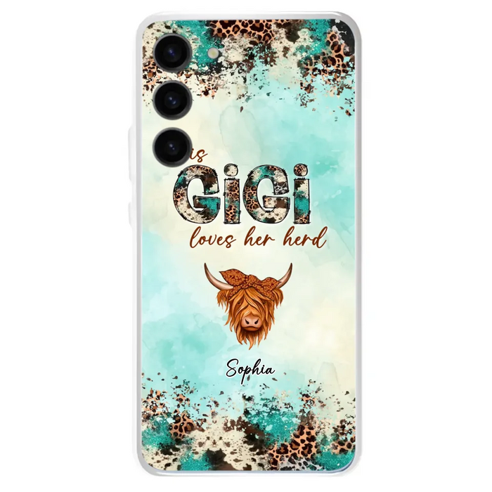 Custom Personalized This Gigi Love Her Herd Phone Case For iPhone/ Samsung - Mother's Day Gift Idea For Mom/ Grandma