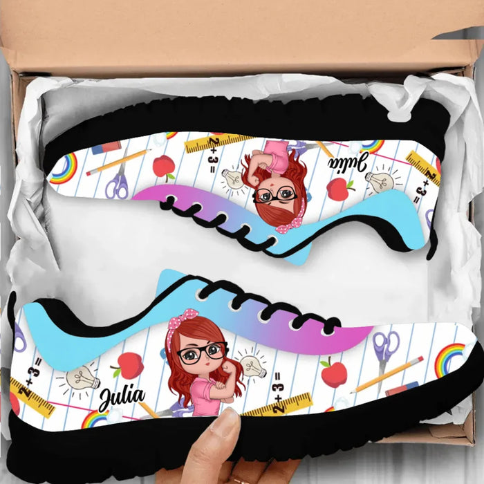 Custom Personalized Teacher Sneakers - Gift Idea For Teacher