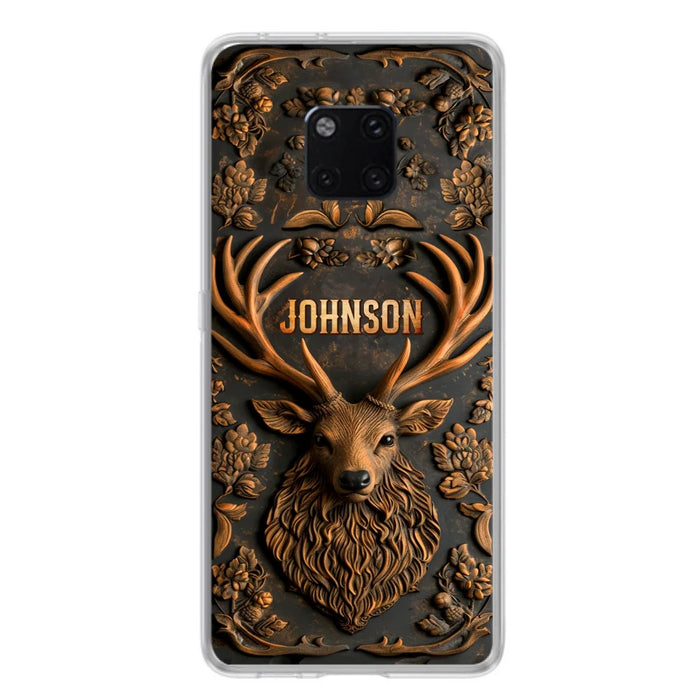 Custom Personalized Deer Hunting 3D Printed Effect  Phone Case - Gift Idea For Hunting Lover - Case For Xiaomi/ Oppo/ Huawei