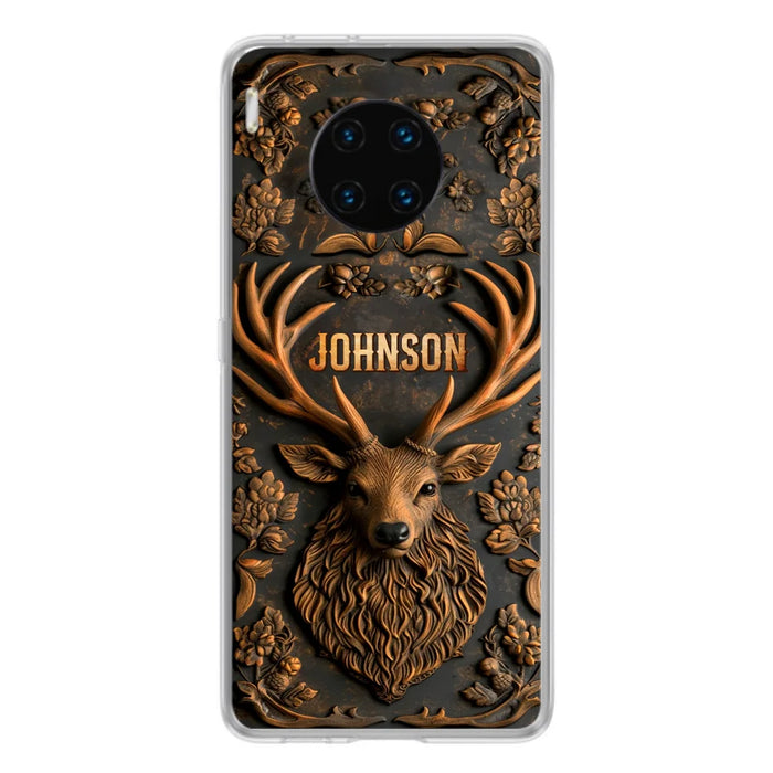 Custom Personalized Deer Hunting 3D Printed Effect  Phone Case - Gift Idea For Hunting Lover - Case For Xiaomi/ Oppo/ Huawei