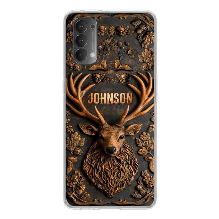 Custom Personalized Deer Hunting 3D Printed Effect  Phone Case - Gift Idea For Hunting Lover - Case For Xiaomi/ Oppo/ Huawei