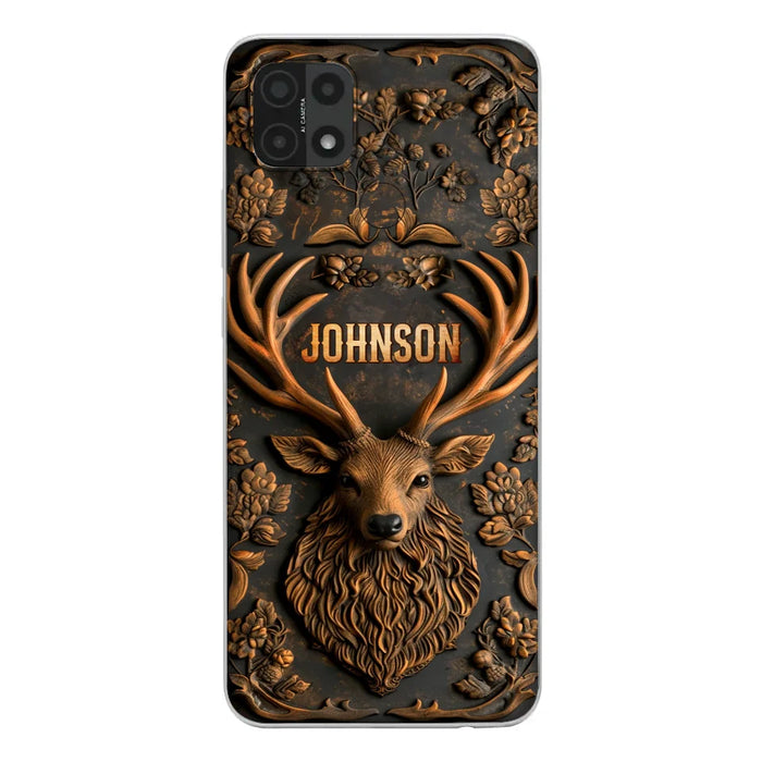 Custom Personalized Deer Hunting 3D Printed Effect  Phone Case - Gift Idea For Hunting Lover - Case For Xiaomi/ Oppo/ Huawei