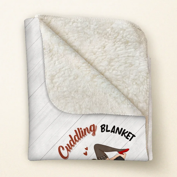 Custom Personalized Couple Fleece Throw/ Quilt Blanket - I Licked It So...It's Mine - Christmas Gift Idea For Couple