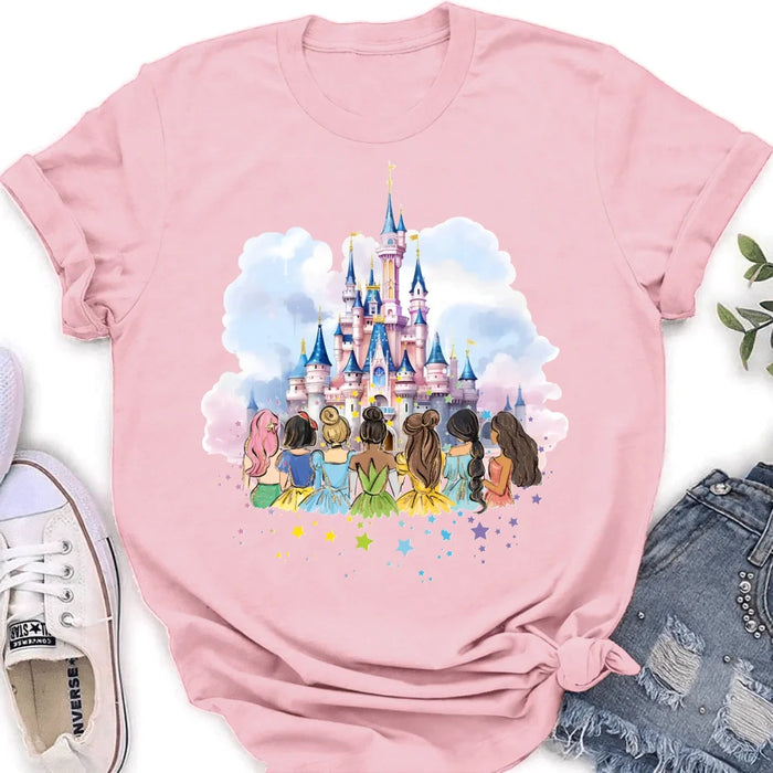 Personalized Fairy Castle Shirt/Hoodie - Gift Idea For Girls - Magic Kingdom Princess