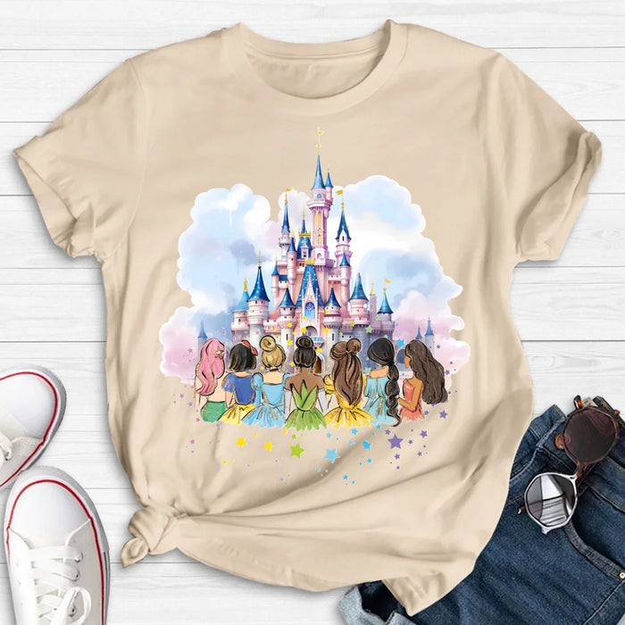 Personalized Fairy Castle Shirt/Hoodie - Gift Idea For Girls - Magic Kingdom Princess