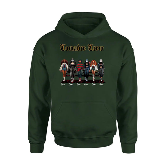 Personalized Conmandre Crew Halloween Shirt/Hoodie - Up to 6 Girls - Gift Idea For Friends/Sisters