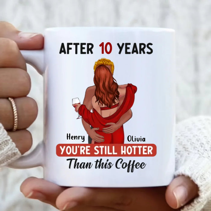 Couple Personalized Custom Mug - Gift For Husband Wife, Anniversary