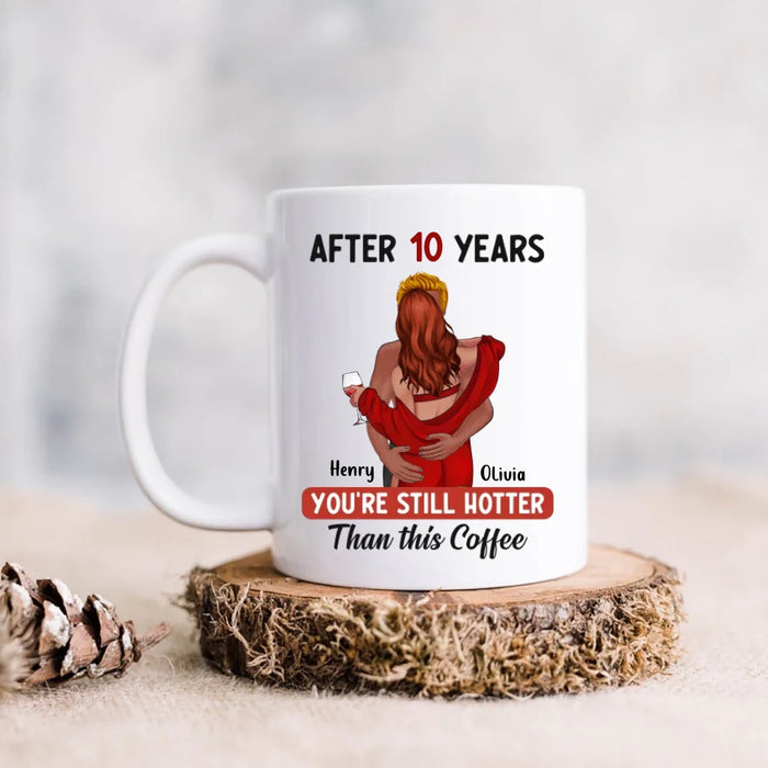 Couple Personalized Custom Mug - Gift For Husband Wife, Anniversary