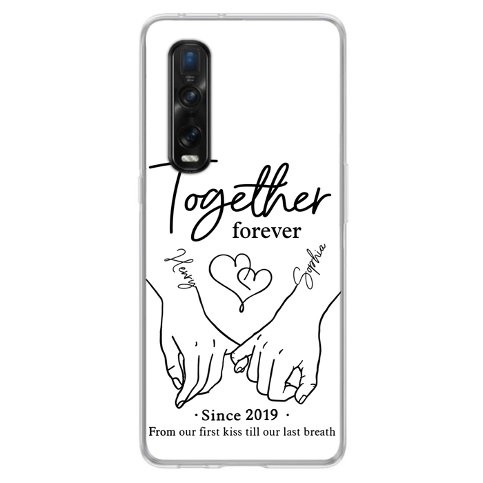 Custom Personalized Couple Phone Case For Xiaomi/ Oppo/ Huawei - Gift Idea For Couple - Together Forever
