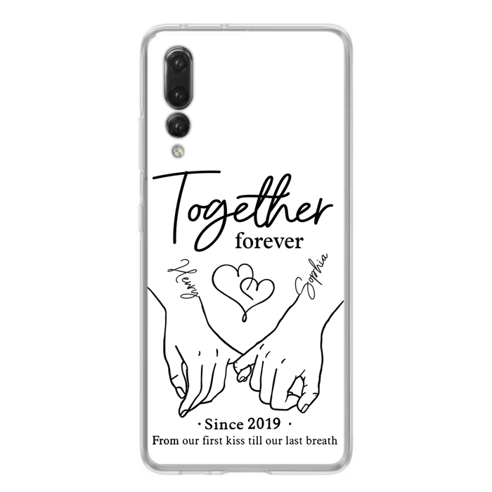 Custom Personalized Couple Phone Case For Xiaomi/ Oppo/ Huawei - Gift Idea For Couple - Together Forever