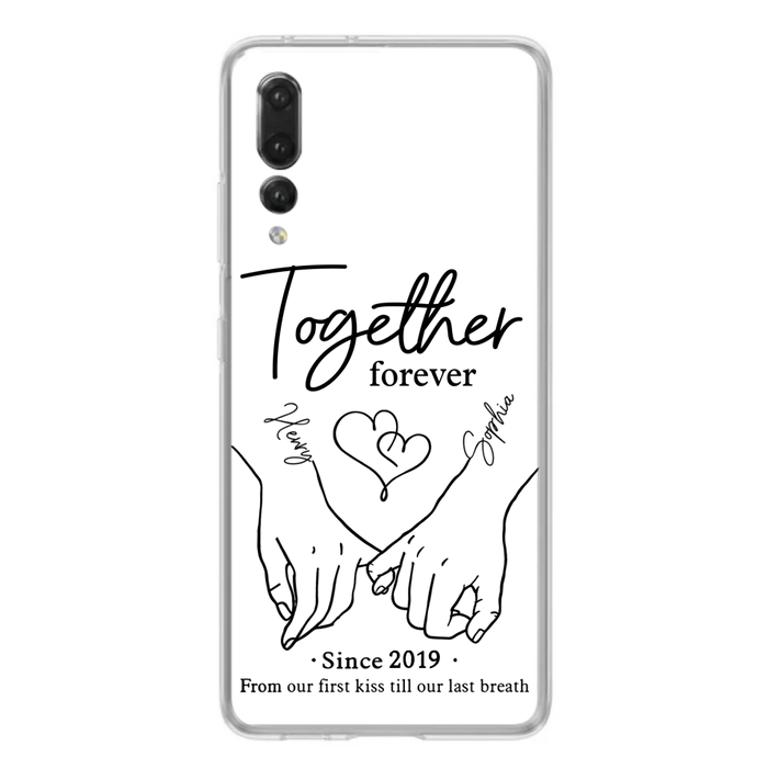 Custom Personalized Couple Phone Case For Xiaomi/ Oppo/ Huawei - Gift Idea For Couple - Together Forever