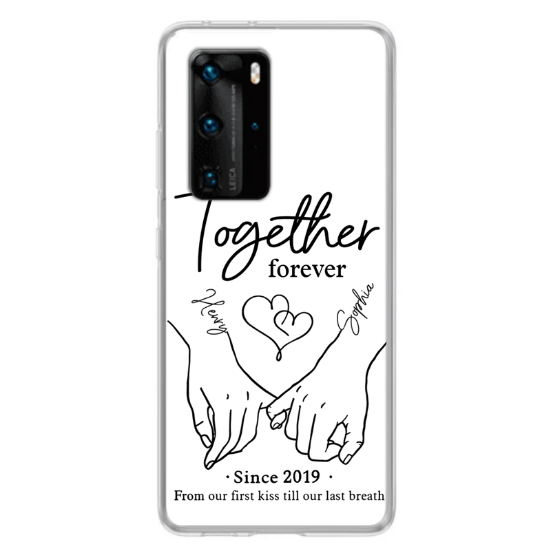 Custom Personalized Couple Phone Case For Xiaomi/ Oppo/ Huawei - Gift Idea For Couple - Together Forever