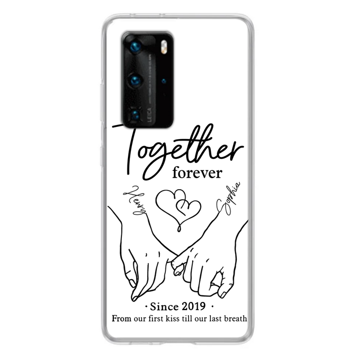 Custom Personalized Couple Phone Case For Xiaomi/ Oppo/ Huawei - Gift Idea For Couple - Together Forever