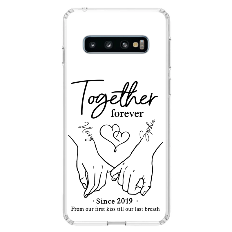 Custom Personalized Couple Phone Case For iPhone/ Samsung - Gift Idea For Couple - Together Forever