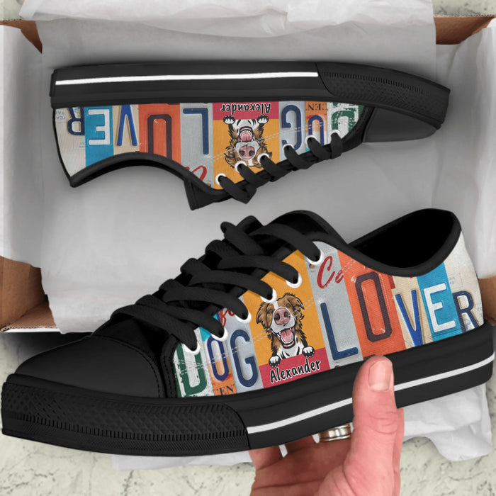 Personalized Dog Lover Sneakers - Gift Idea For Dog Lover - A13BAR