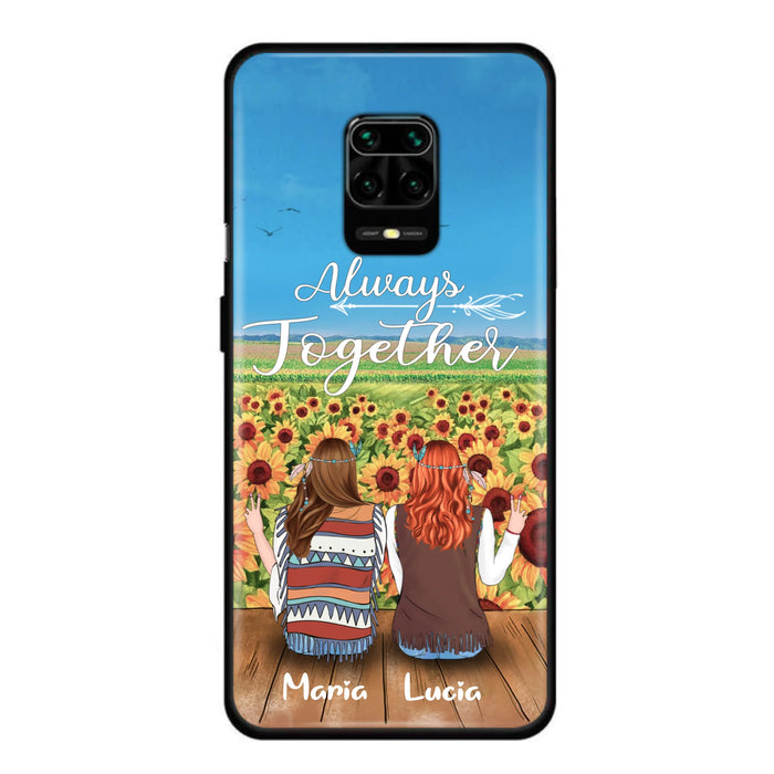 Personalized Hippie Friends Phone Case - Up to 3 Girls - Always Together - F8H385
