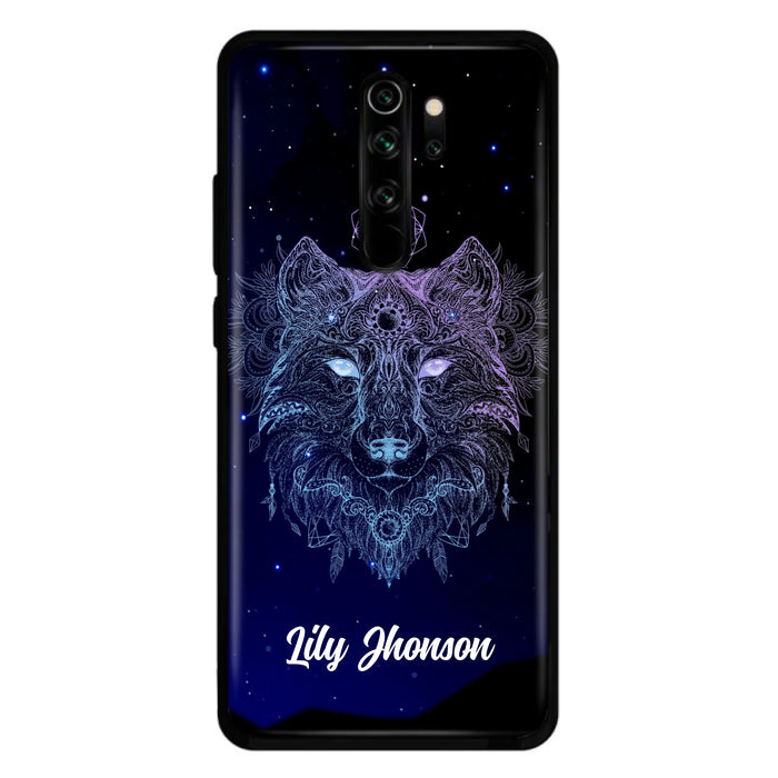 Custom Personalized Wolf Mandala Phone Case - Best Gift For Wolf Lover's - Case For iPhone, Samsung and Xiaomi - TOMO90