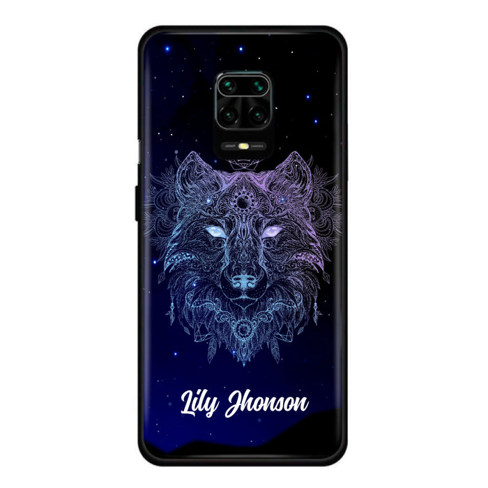 Custom Personalized Wolf Mandala Phone Case - Best Gift For Wolf Lover's - Case For iPhone, Samsung and Xiaomi - TOMO90