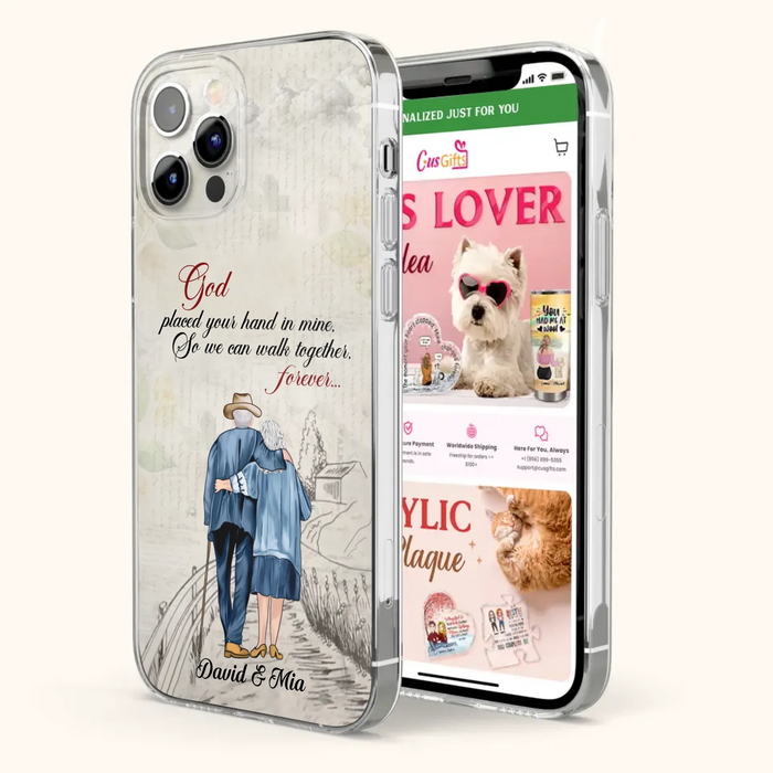 Personalized Old Couple Phone Case - Best Gift For Couple - Case For iPhone And Samsung