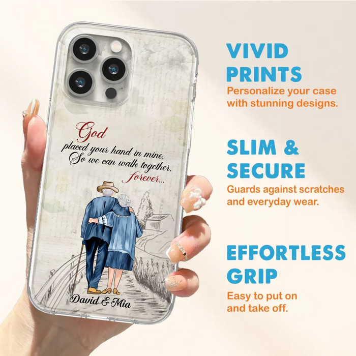 Personalized Old Couple Phone Case - Best Gift For Couple - Case For iPhone And Samsung