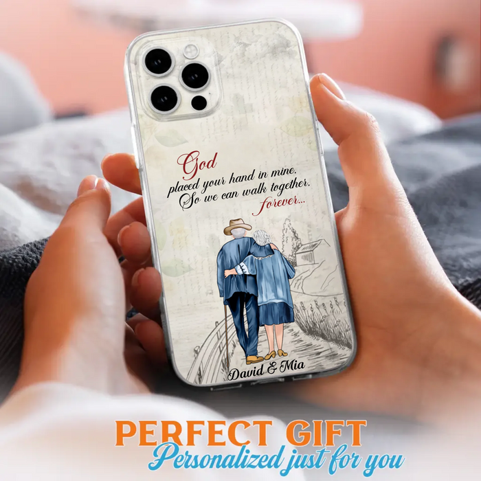 Personalized Old Couple Phone Case - Best Gift For Couple - Case For iPhone And Samsung