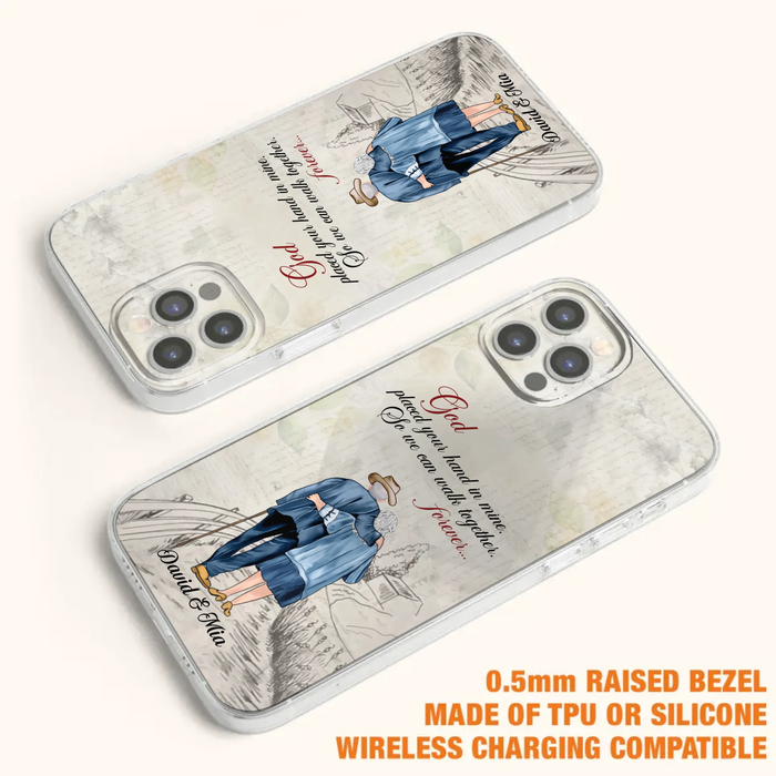 Personalized Old Couple Phone Case - Best Gift For Couple - Case For iPhone And Samsung